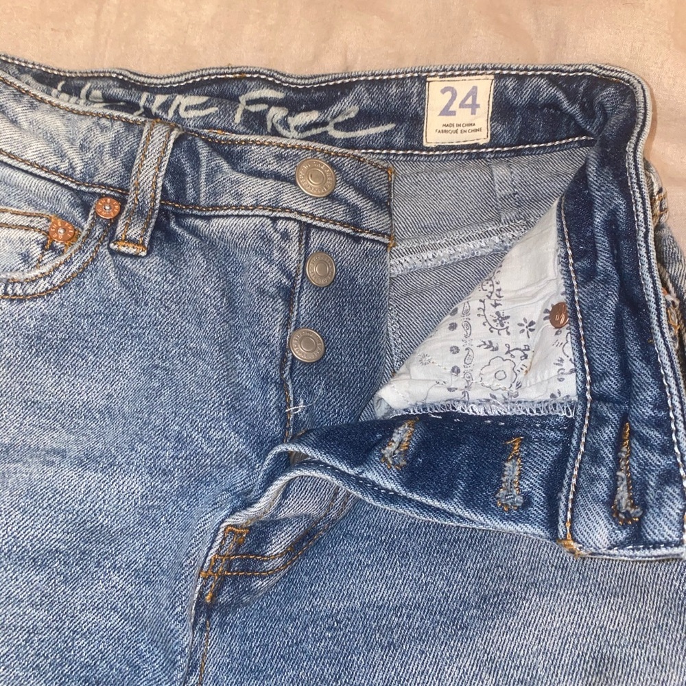 Free People Long Denim Shorts - Picture 4 of 4